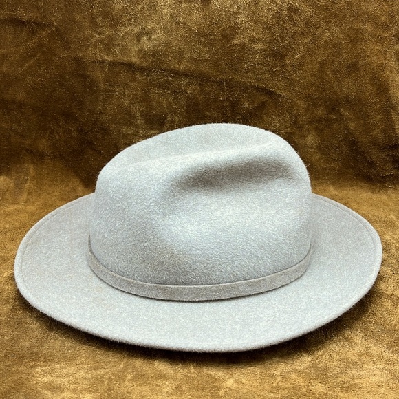 Akubra (Cappello) Light Gray Felt Hat - Picture 3 of 9